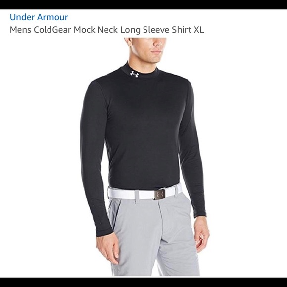 mens mock neck base layer